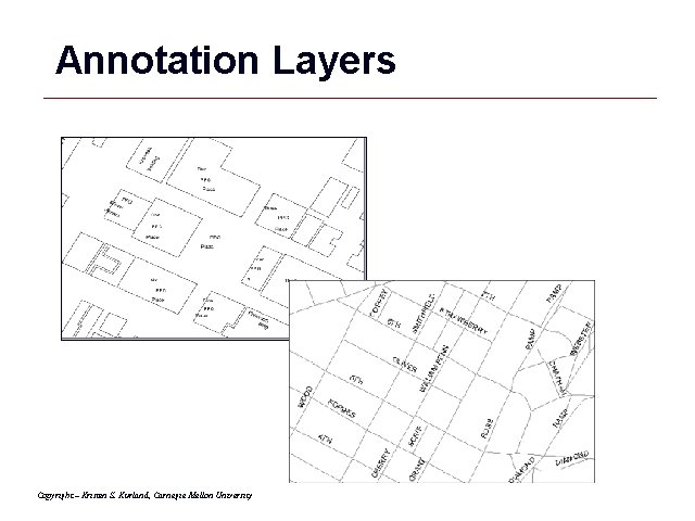 Annotation Layers Copyright – Kristen S. Kurland, Carnegie Mellon University GIS 39 