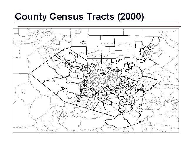 County Census Tracts (2000) GIS 52 