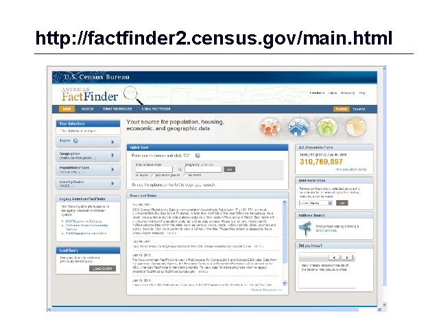http: //factfinder 2. census. gov/main. html GIS 59 