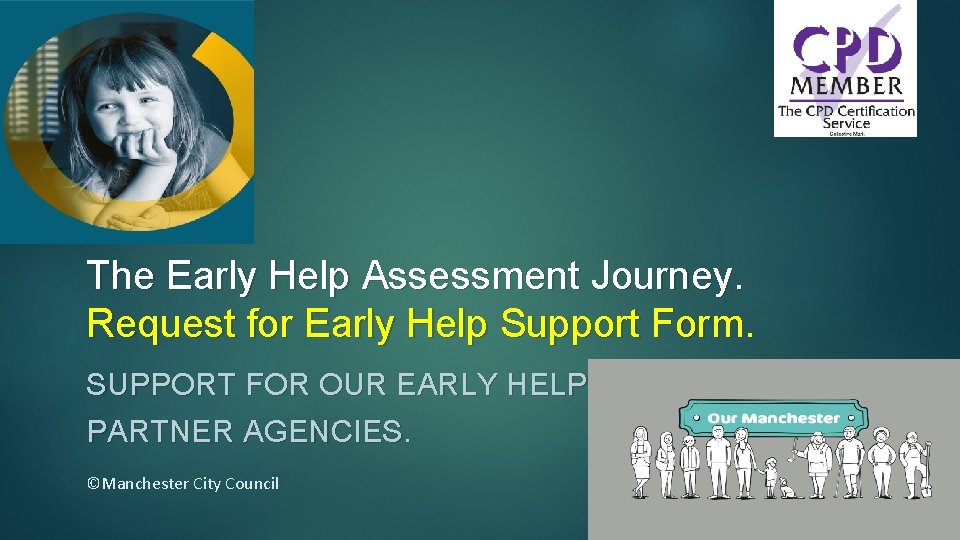 The Early Help Assessment Journey. Request for Early Help Support Form. SUPPORT FOR OUR The Early Help Assessment Journey. Request for Early Help Support Form. SUPPORT FOR OUR