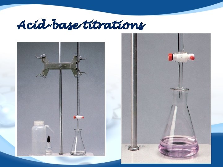 Acid-base titrations 