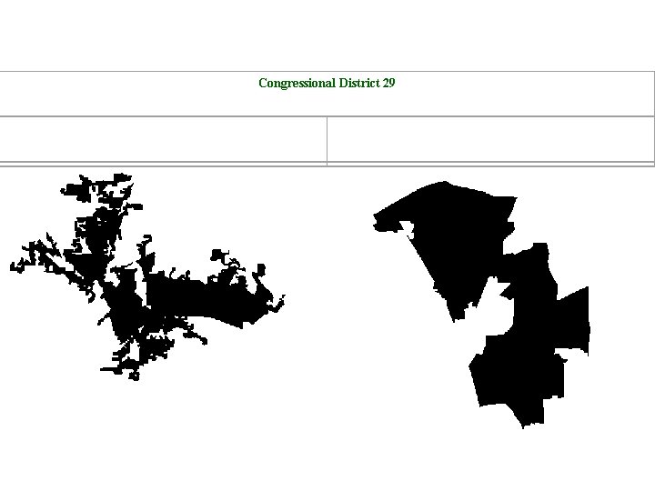 Congressional District 29 1992 1996 