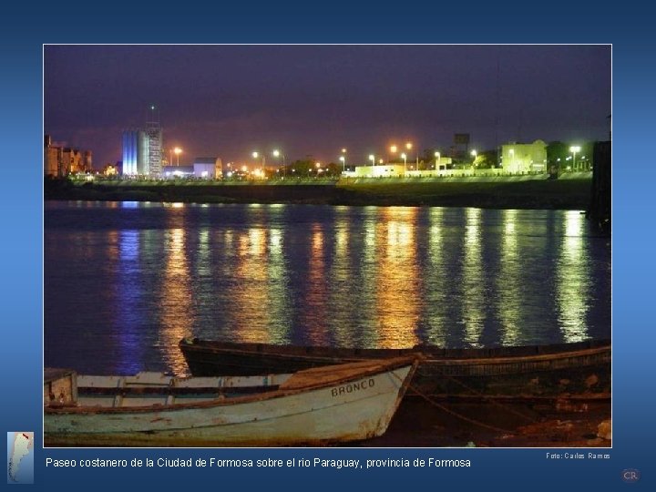 Paseo costanero de la Ciudad de Formosa sobre el rio Paraguay, provincia de Formosa