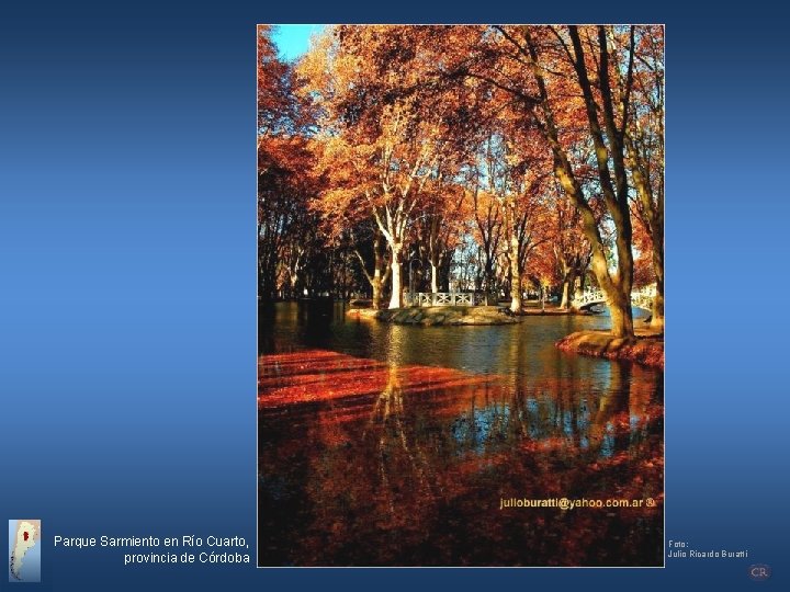 Parque Sarmiento en Río Cuarto, provincia de Córdoba Foto: Julio Ricardo Buratti 