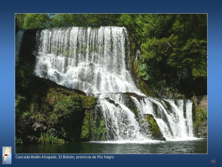 Cascada Mallin Ahogado, El Bolsón, provincia de Río Negro 