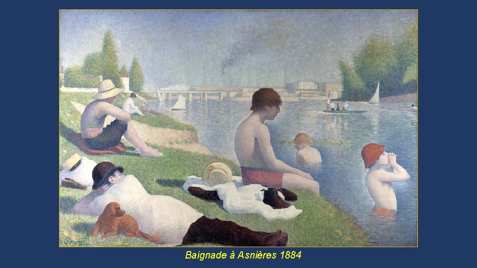 Baignade à Asnières 1884 