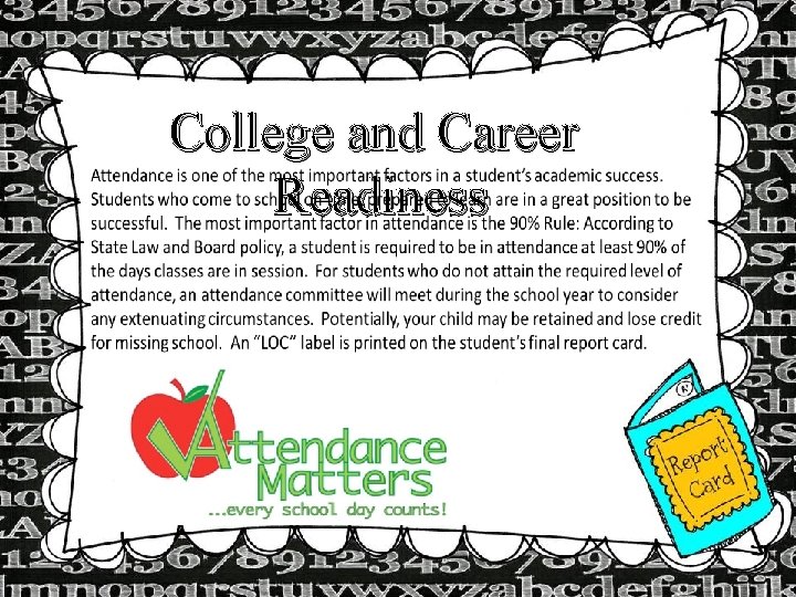 College and Career Readiness 