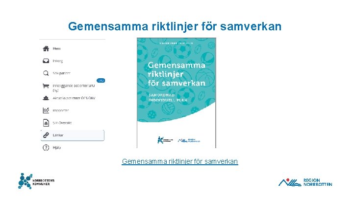 Gemensamma riktlinjer för samverkan 