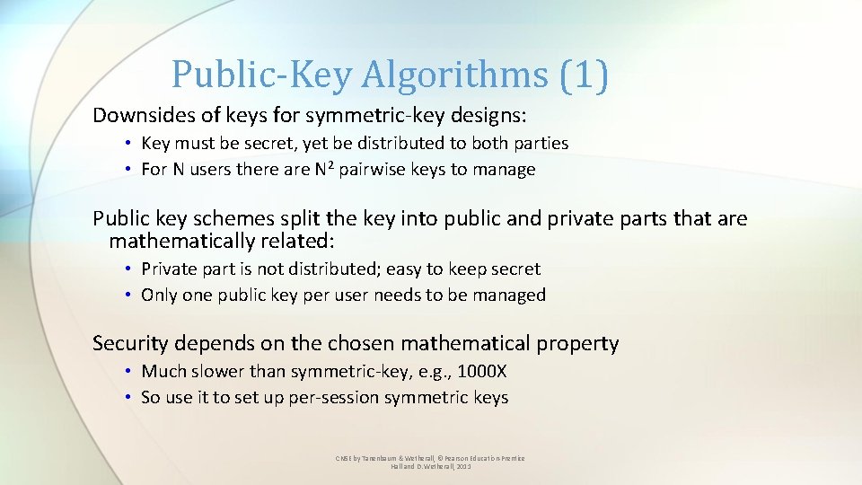 Computer Networks Chapter 8 Network Security Network Security