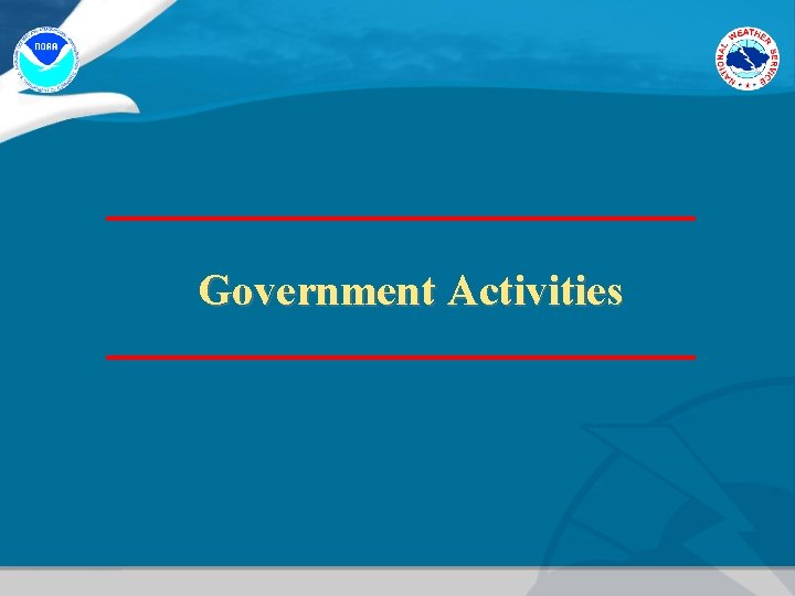 Government Activities 