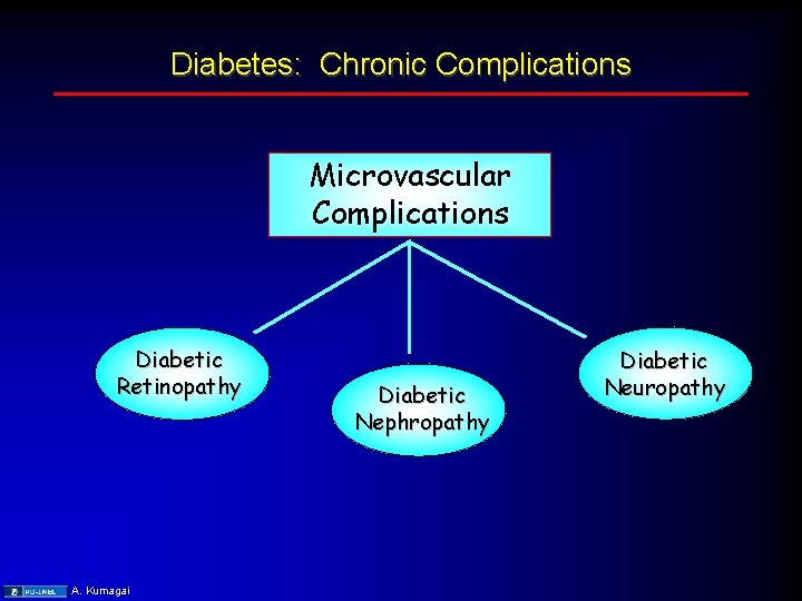 Diabetes: Chronic Complications Microvascular Complications Diabetic Retinopathy A. Kumagai Diabetic Nephropathy Diabetic Neuropathy 