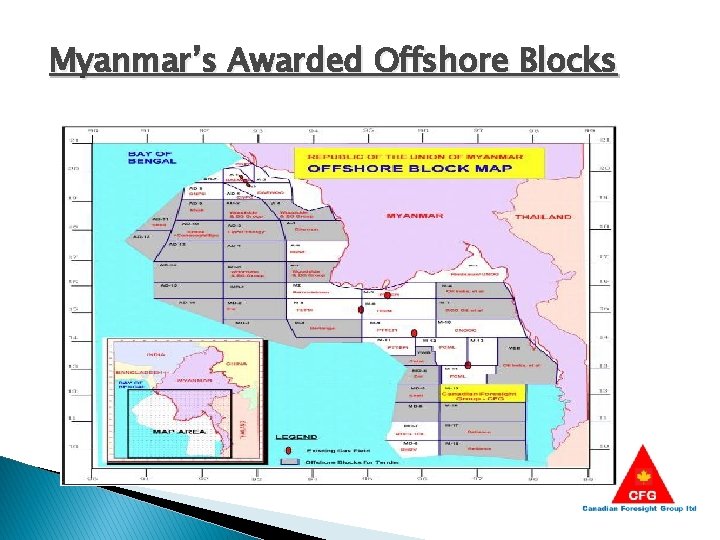 Myanmar’s Awarded Offshore Blocks 