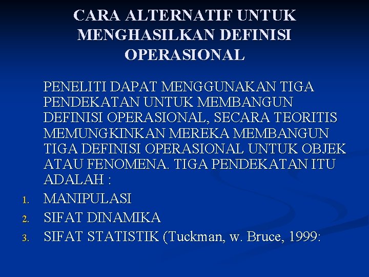 Definisi Operasional Variabel Istilah Variabel Dapat Diartikan Beberapa