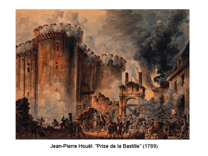 Jean-Pierre Houël: ”Prise de la Bastille” (1789) 