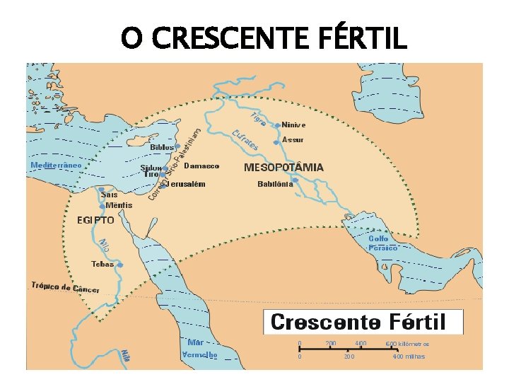 O CRESCENTE FÉRTIL O CRESCENTE FÉRTIL
