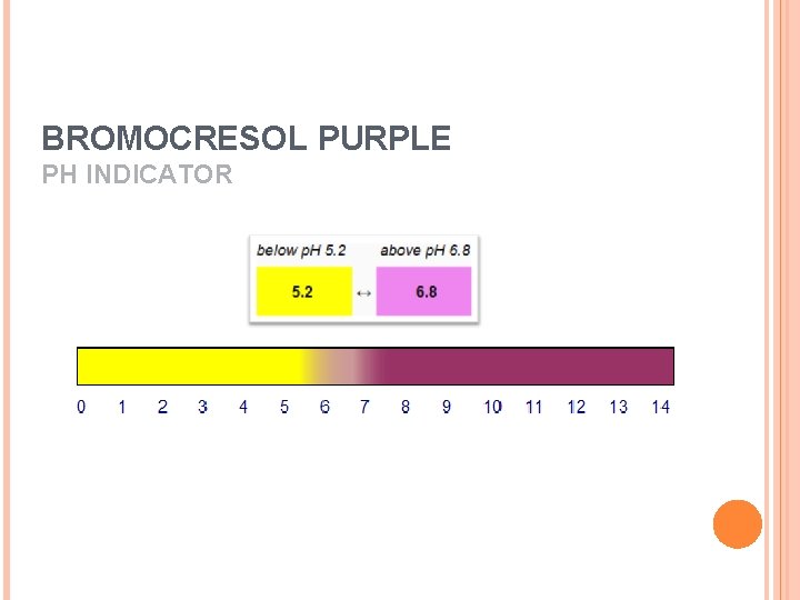 BROMOCRESOL PURPLE PH INDICATOR 