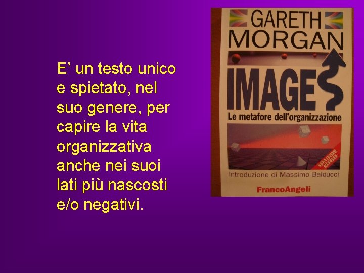 E’ un testo unico e spietato, nel suo genere, per capire la vita organizzativa E’ un testo unico e spietato, nel suo genere, per capire la vita organizzativa
