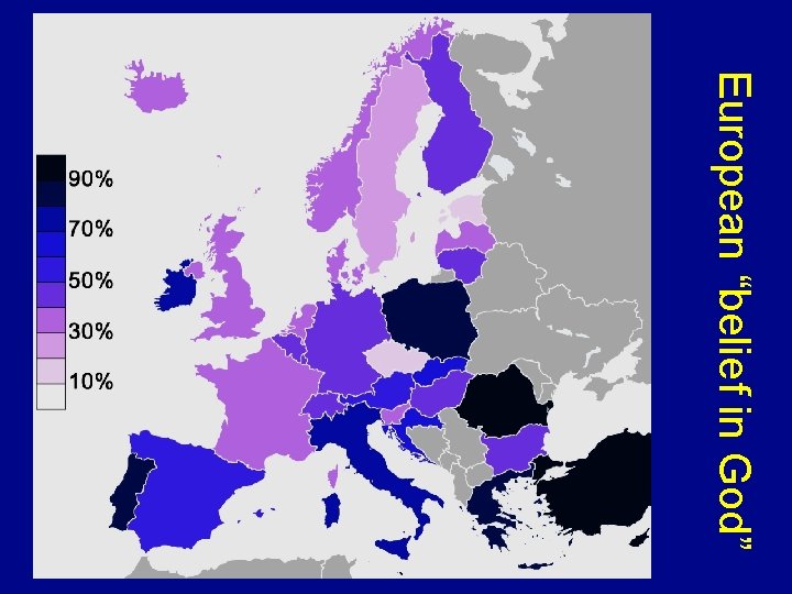 European “belief in God” 