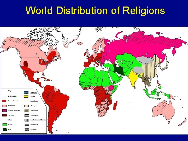 World Distribution of Religions 
