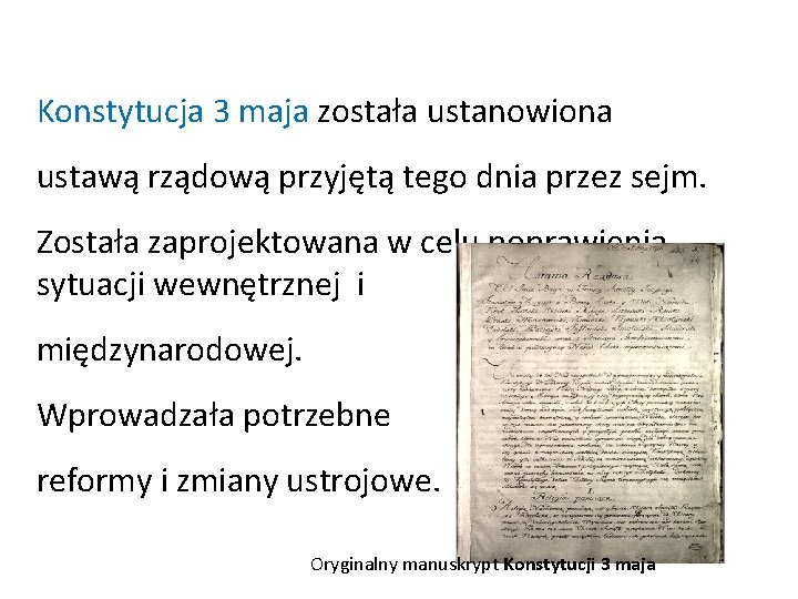 Konstytucja 3 maja Obraz namalowany przez Jana Matejko