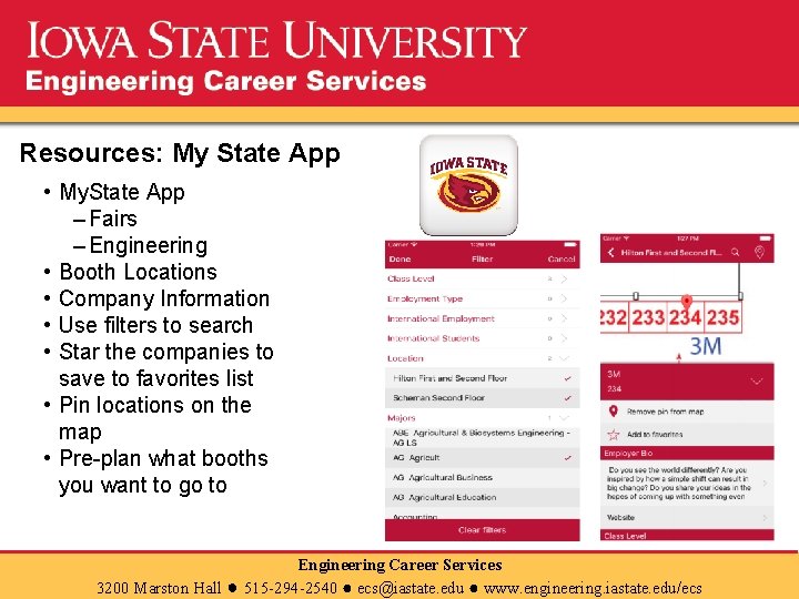 Resources: My State App • My. State App – Fairs – Engineering • Booth