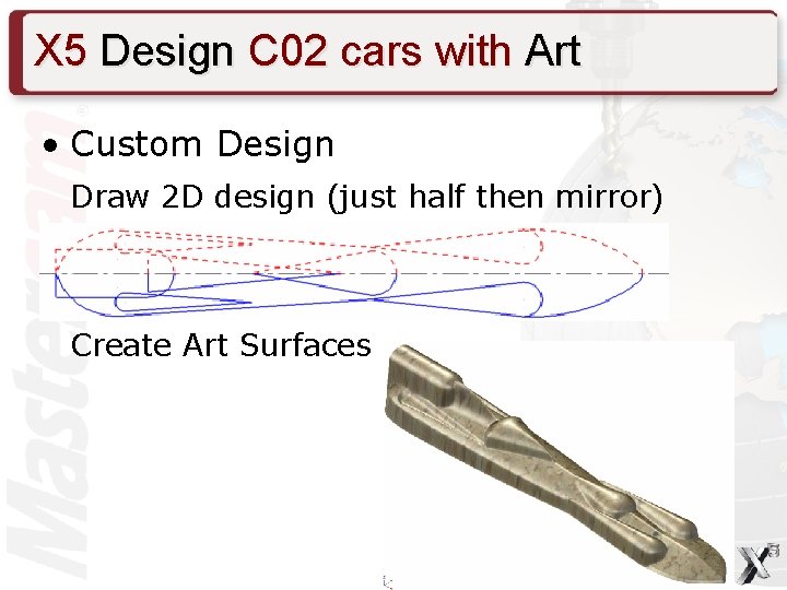 X 5 Design C 02 cars with Art • Custom Design Draw 2 D