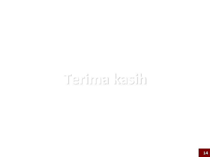 Terima kasih 14 