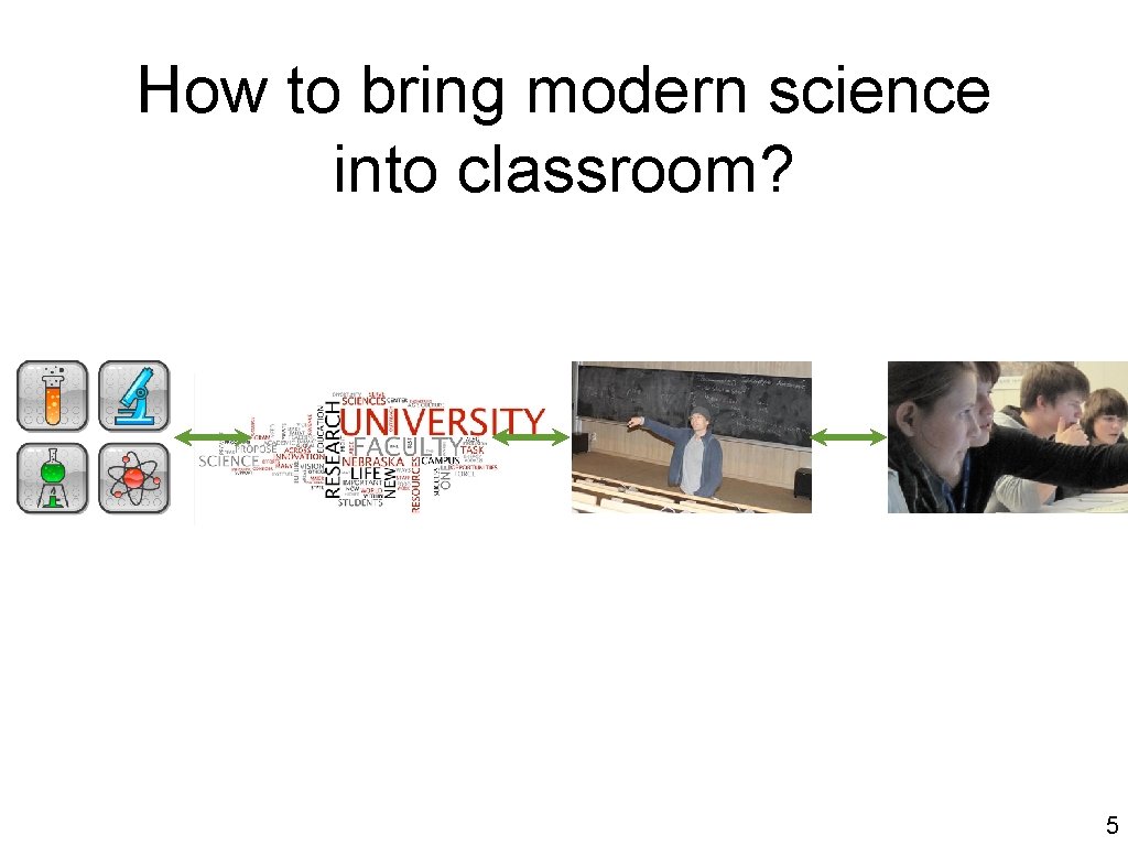 How to bring modern science into classroom? 5 