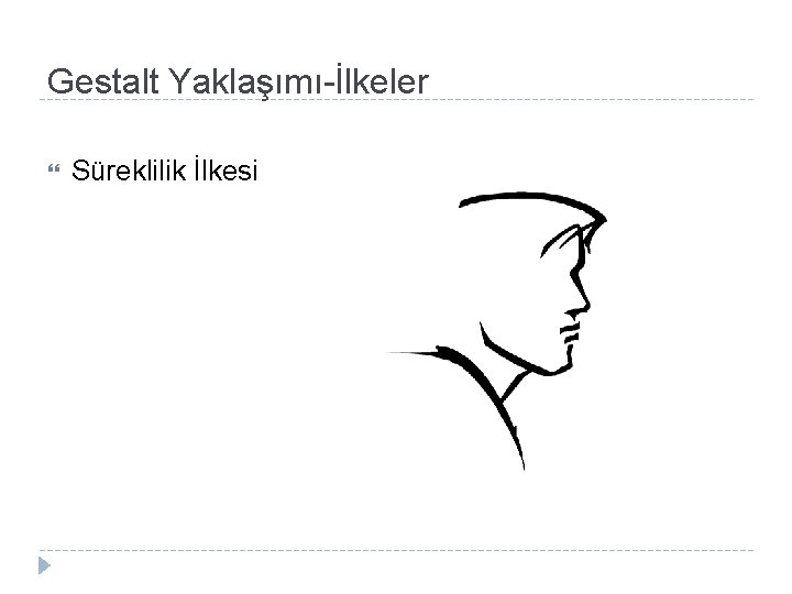 Gestalt Yaklaşımı-İlkeler Süreklilik İlkesi 