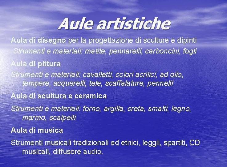 Aule artistiche Aula di disegno per la progettazione di sculture e dipinti Strumenti e