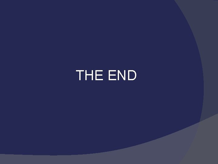 THE END 