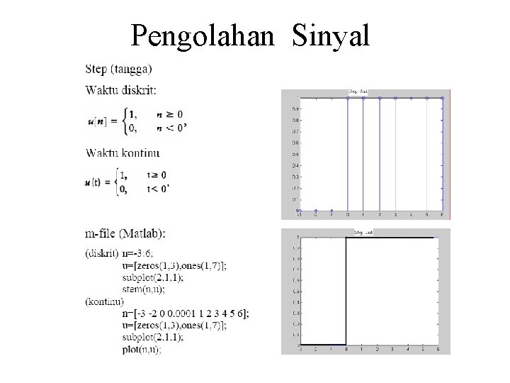 Pengolahan Sinyal 