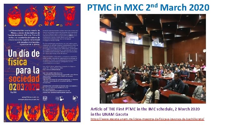 PTMC in MXC 2 nd March 2020 Article of THE First PTMC in the PTMC in MXC 2 nd March 2020 Article of THE First PTMC in the