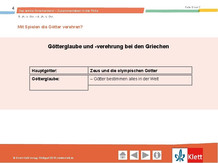 4 Folie 5 von 7 Das antike Griechenland – Zusammenleben in der Polis 9.