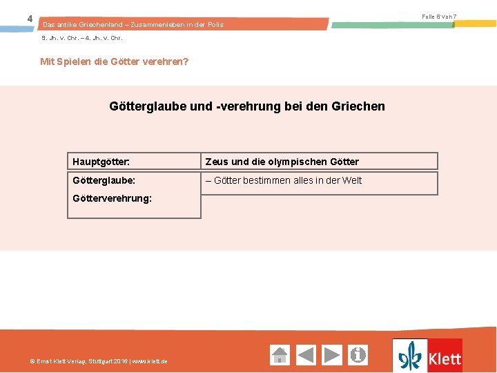 4 Folie 6 von 7 Das antike Griechenland – Zusammenleben in der Polis 9.