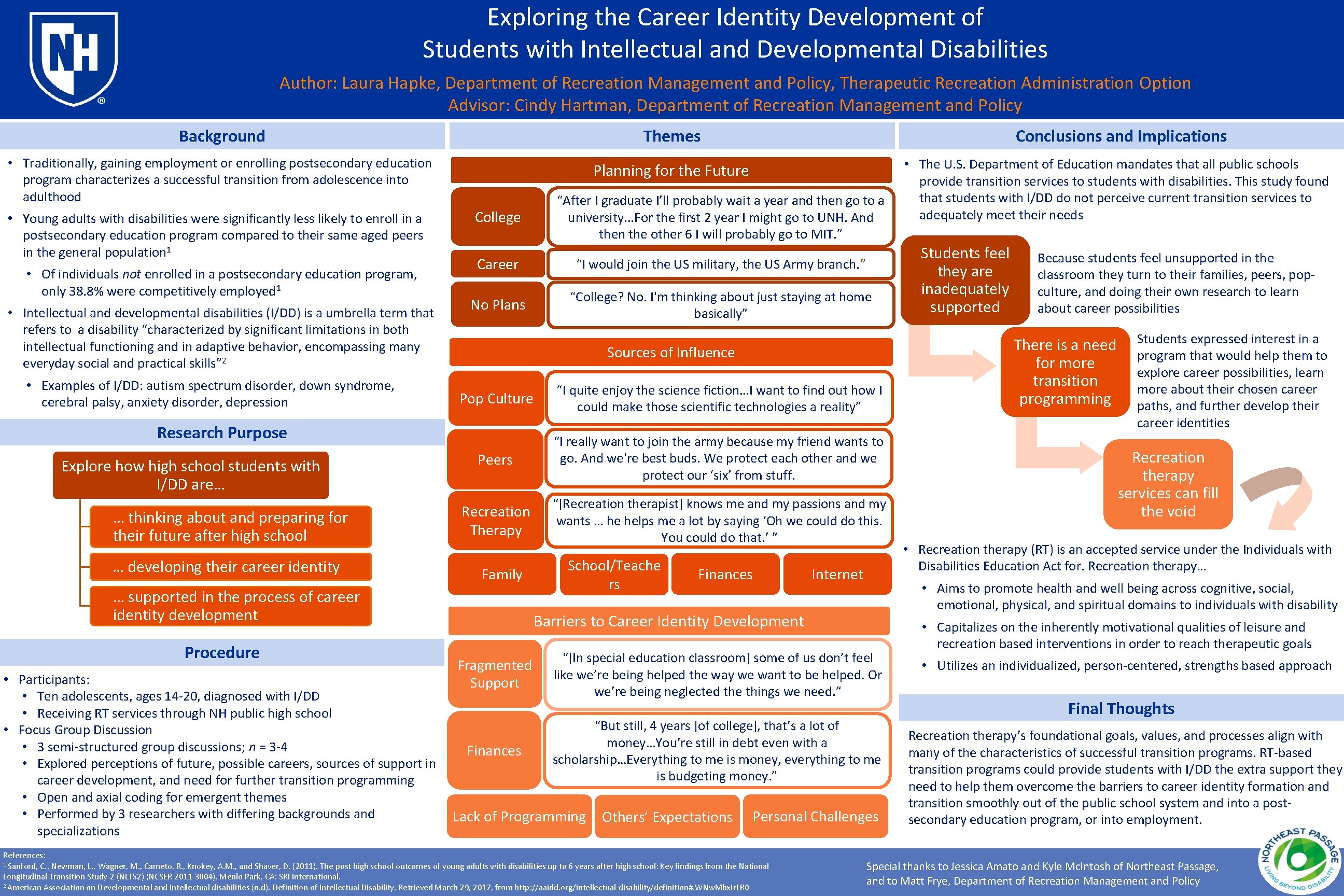 Exploring the Career Identity Development of Students with