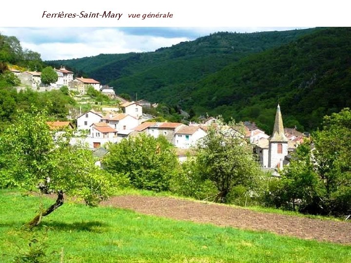 Ferrières-Saint-Mary vue générale 