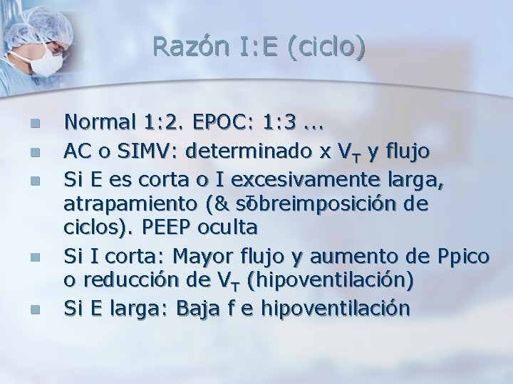 Razón I: E (ciclo) n n n Normal 1: 2. EPOC: 1: 3. . Razón I: E (ciclo) n n n Normal 1: 2. EPOC: 1: 3. .