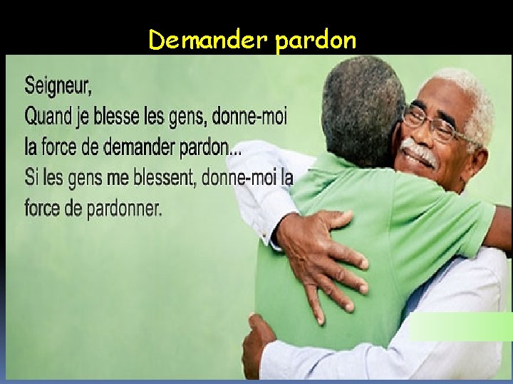 Demander pardon 