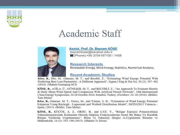 Academic Staff 