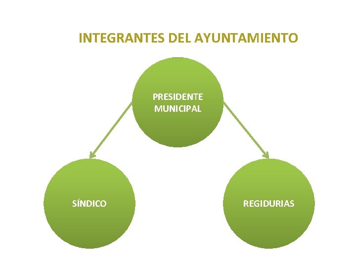 2. 4 INTEGRANTES DEL AYUNTAMIENTO PRESIDENTE MUNICIPAL SÍNDICO REGIDURIAS 