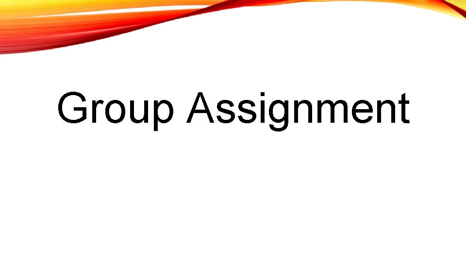 Group Assignment 