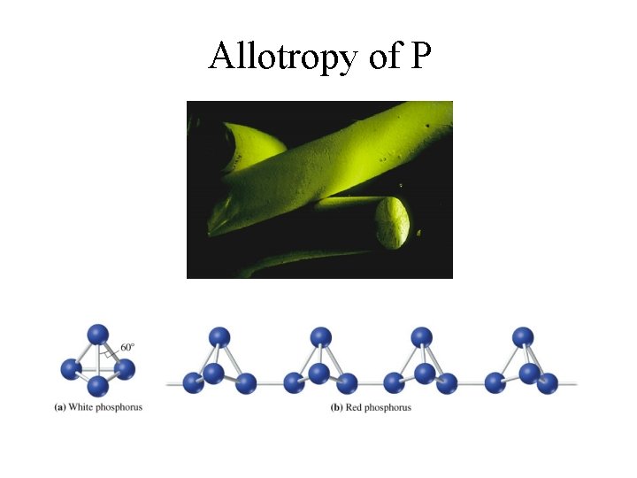 Allotropy of P 