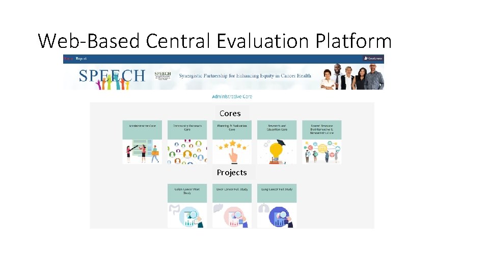 Web-Based Central Evaluation Platform Cores Projects 