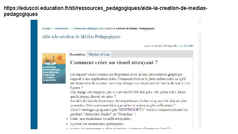 https: //eduscol. education. fr/sti/ressources_pedagogiques/aide-la-creation-de-mediaspedagogiques 