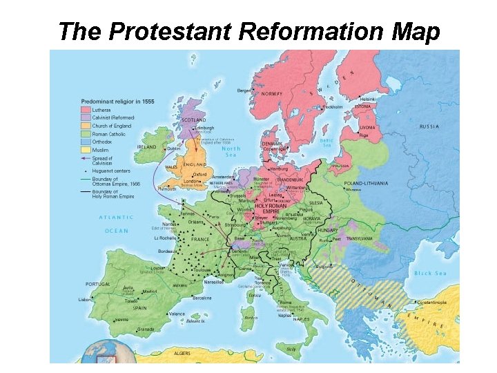 The Protestant Reformation Map 