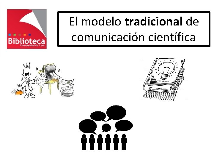 El modelo tradicional de comunicación científica 