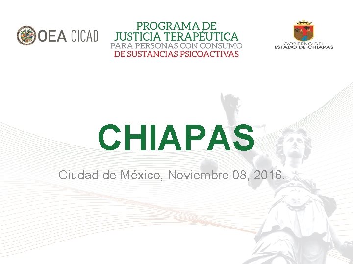 CHIAPAS Ciudad de México, Noviembre 08, 2016. SU LOGO 