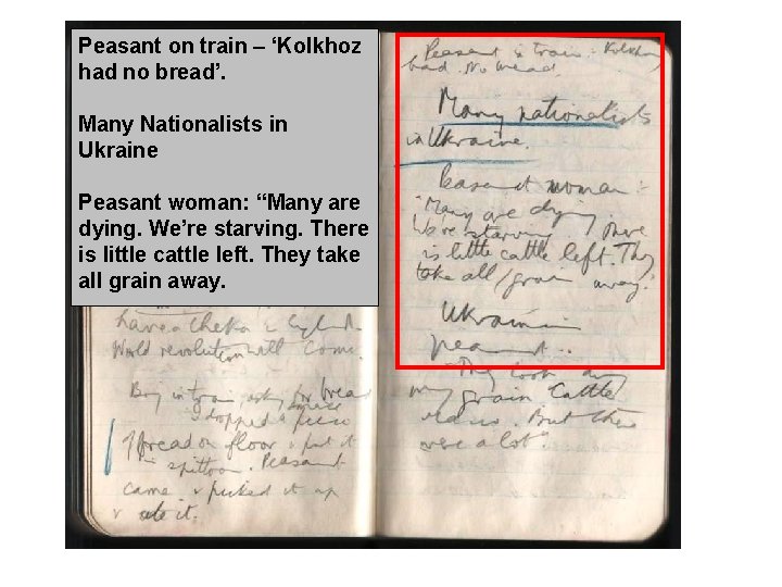 Peasant on train – ‘Kolkhoz had no bread’. Many Nationalists in Ukraine Peasant woman: Peasant on train – ‘Kolkhoz had no bread’. Many Nationalists in Ukraine Peasant woman: