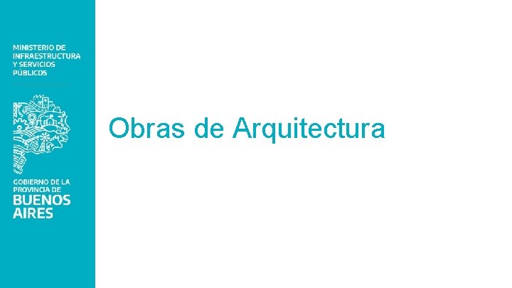 Obras de Arquitectura 